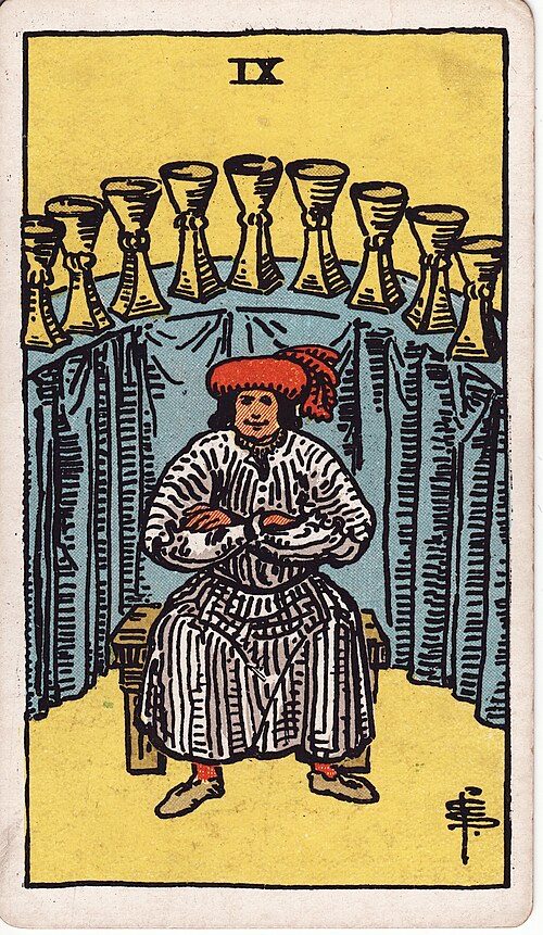 Nine of Cups tarot card