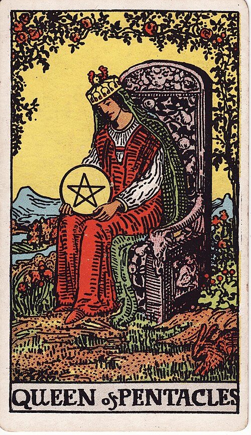 Queen of Pentacles tarot card